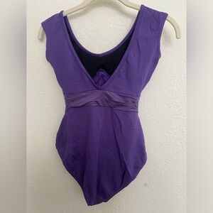 Purple Tank ballet leotard